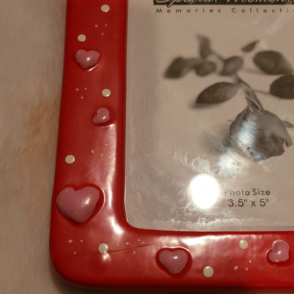 Special Moments Heart Ceramic Picture Frame New - Picture 9 of 9